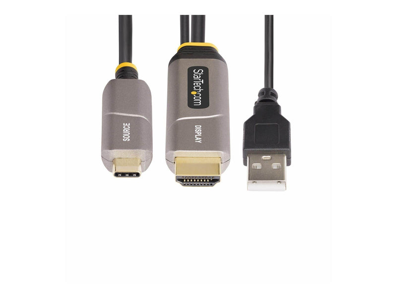 StarTech.com 50ft (15.2m) USB-C to HDMI 2.0 Active Optical Cable 4K 60Hz - HDMI cable - 15.2 m