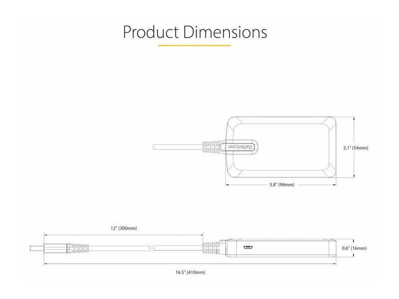 StarTech.com 5G3AGBB-USB-A-HUB USB-Hubs - 3 - Grau