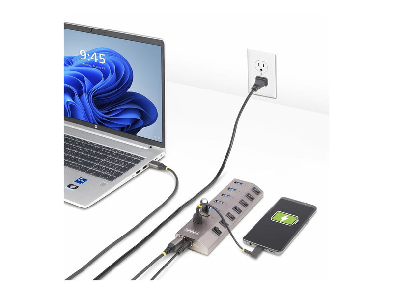 StarTech.com 5G7AIBS-USB-HUB-EU USB-Hubs - USB 3.2 - 7 - Grau