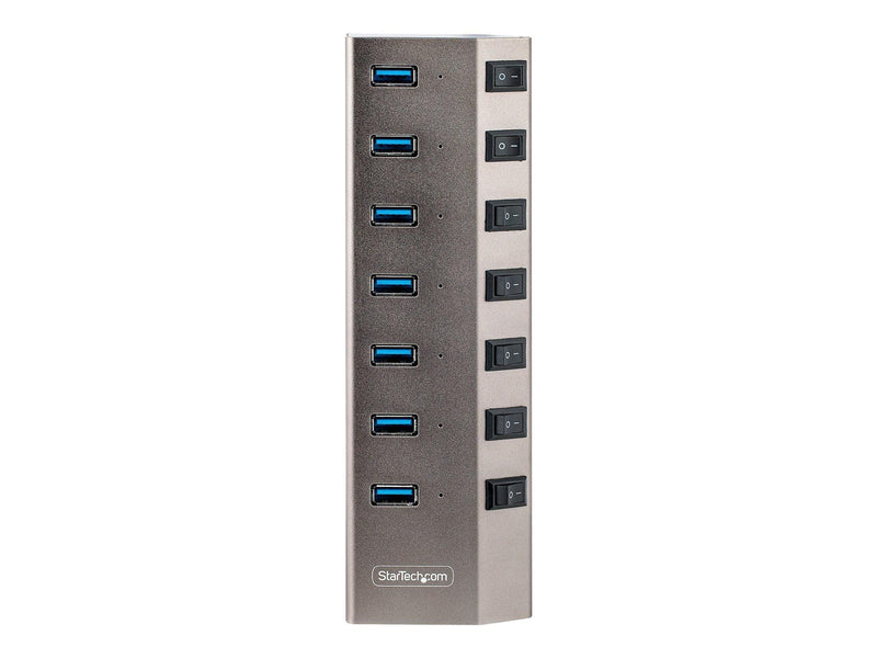 StarTech.com 5G7AIBS-USB-HUB-EU USB-Hubs - USB 3.2 - 7 - Grau