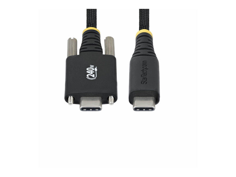 StarTech.com 6.6ft (2m) USB-C Charging Cable 240W Silicone Jacket - USB-C cable - 24 pin USB-C to 24 pin USB-C - 2 m
