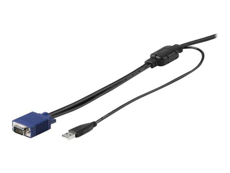StarTech.com 6ft / 1.8m USB KVM Cable for Rackmount Consoles - VGA and USB - video / USB cable - 1.8 m
