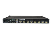 StarTech.com 8-Port Rackmount KVM Console for Server Rack - 19 in. - 1U - KVM console - 19"