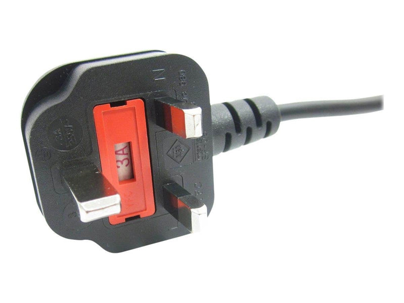 StarTech.com Cord 3 Slot for UK BS1363 to C5 Clover Leaf - power cable - 2 m
