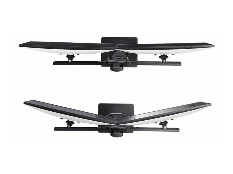 StarTech.com Crossbar Dual Monitor Desk Stand Double 27inch Screens/VESA stand - for 2 monitors - black