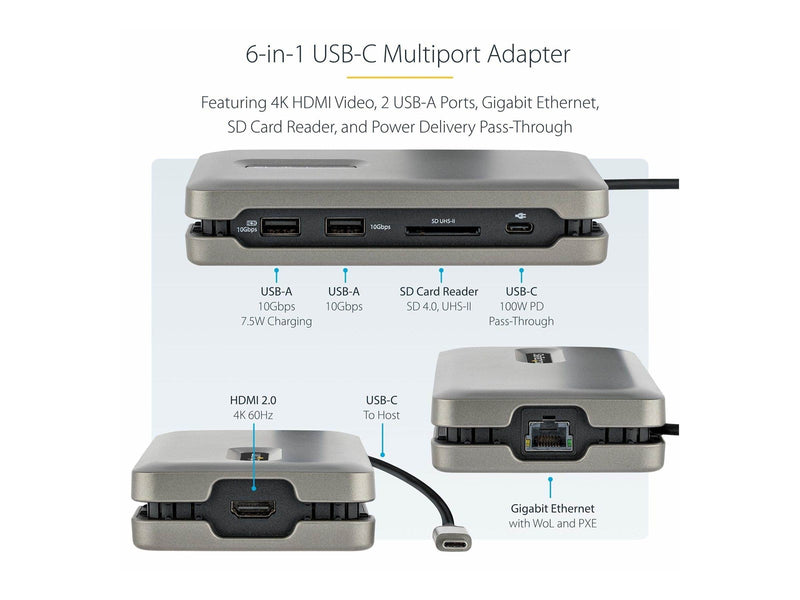 StarTech.com DKT31CSDHPD3