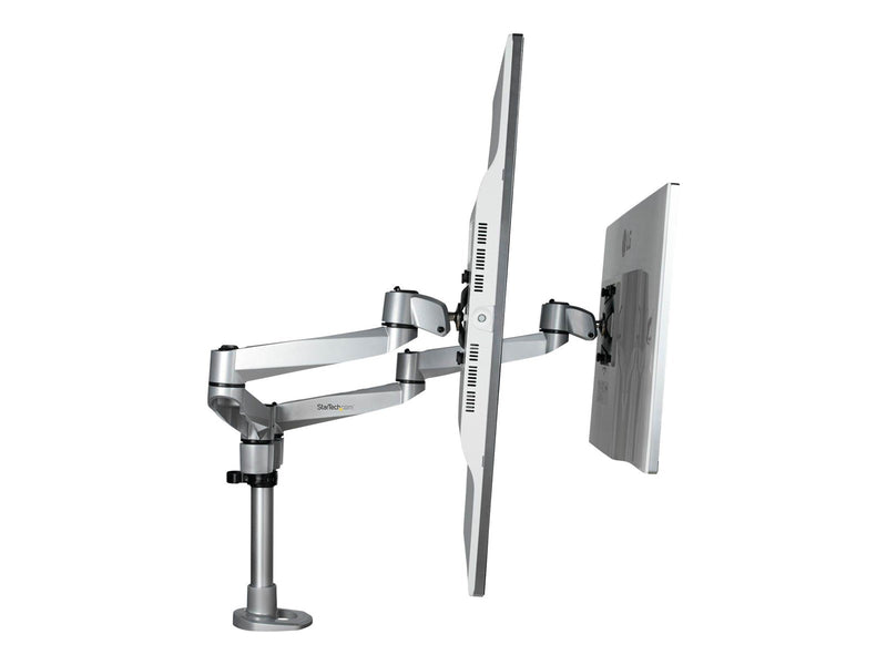 StarTech.com Desk Mount Dual Monitor Arm - Premium - For up to 27" Monitors