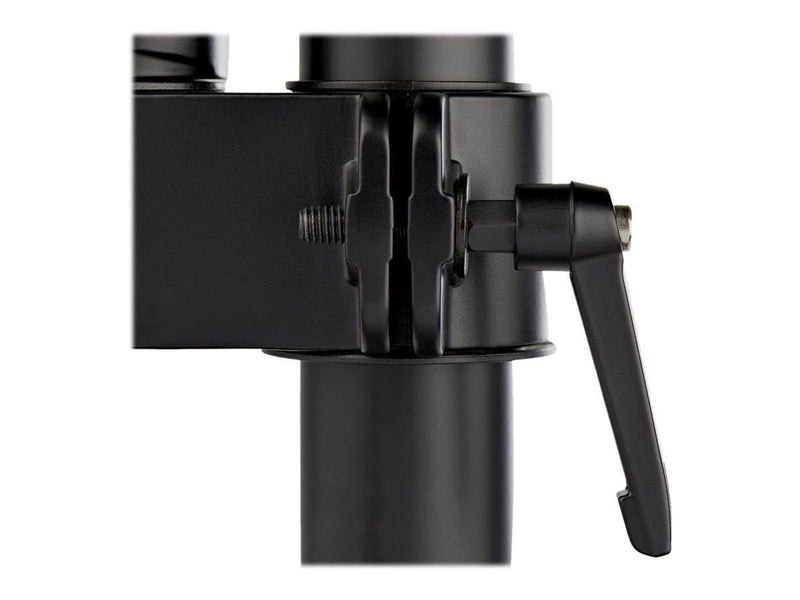 StarTech.com Desk Mount Monitor Arm with 2x USB 3.0 ports - Full Motion Single Monitor Pole Mount up to 34" VESA Display - C-Clamp/Grommet - desk mount