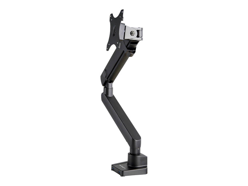 StarTech.com Desk Mount Monitor Arm with 2x USB 3.0 ports - Slim Full Motion Single Monitor VESA Mount up to 34" Display - C-Clamp/Grommet - desk mount (Slim Full-motion)