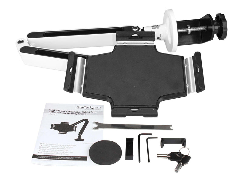 StarTech.com Desk-Mount Tablet Stand - Articulating Arm - For iPad or Android - justerbar arm