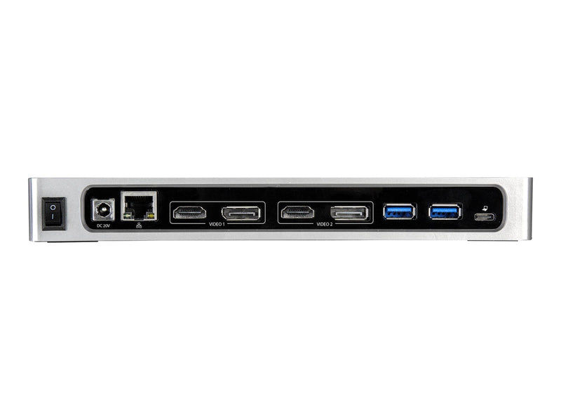 StarTech.com Dual 4K Dock - USB-C Thunderbolt 3 - 2-Port HDMI - Dual 4K 60 Hz
