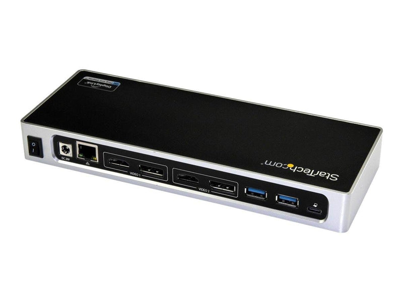 StarTech.com Dual 4K Dock - USB-C Thunderbolt 3 - 2-Port HDMI - Dual 4K 60 Hz