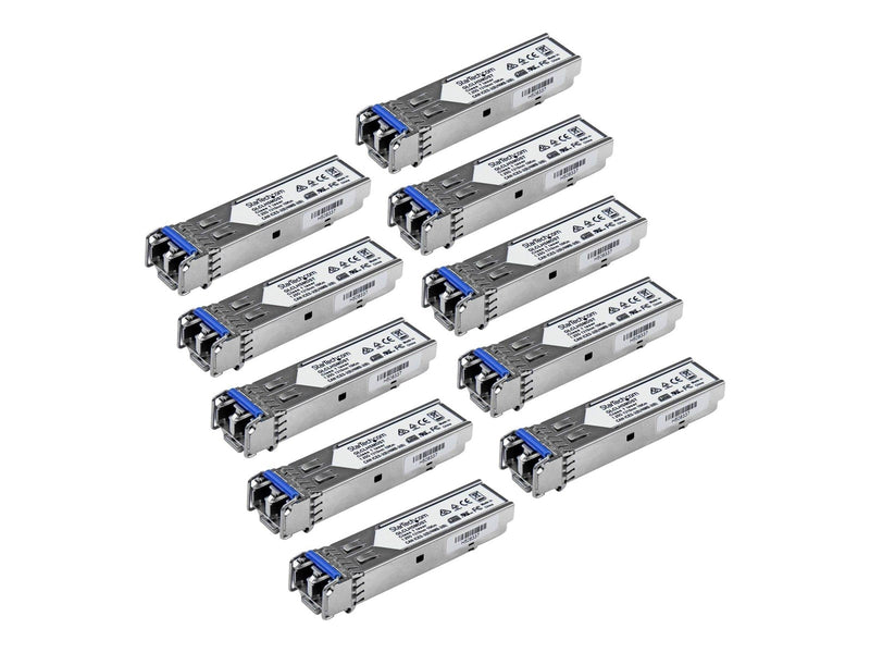 StarTech.com GLCLHSMD10ST Gigabit Fiber SFP Transceiver Module (10-Pack)