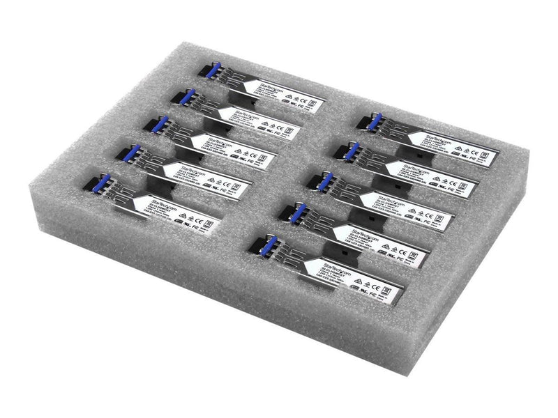 StarTech.com GLCLHSMD10ST Gigabit Fiber SFP Transceiver Module (10-Pack)