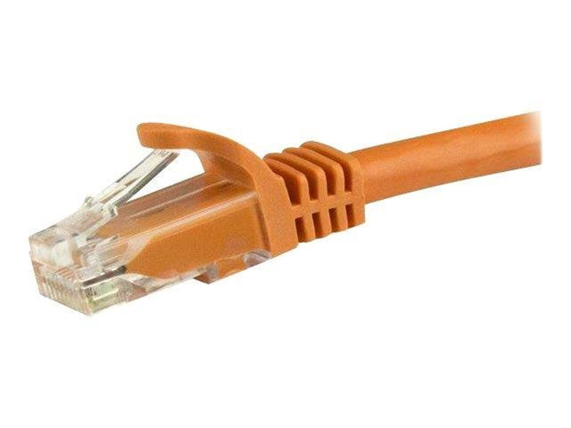 StarTech.com Gigabit Snagless RJ45 UTP Cat6 Patch Cable Cord - patch cable - 3 m - orange - Orange - 3m