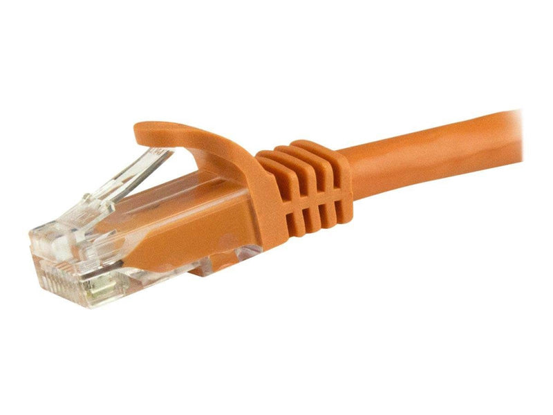 StarTech.com Gigabit Snagless RJ45 UTP Cat6 Patch Cable Cord - patch cable - 3 m - orange - Orange - 3m