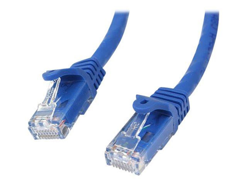StarTech.com Gigabit Snagless RJ45 UTP Cat6 Patch Cable Cord - patch cable - 5 m - blue - Blau - 5m