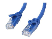 StarTech.com Gigabit Snagless RJ45 UTP Cat6 Patch Cable Cord - patch cable - 5 m - blue - Blau - 5m