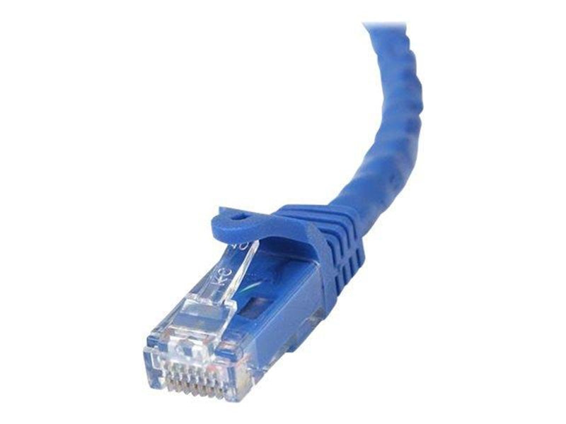 StarTech.com Gigabit Snagless RJ45 UTP Cat6 Patch Cable Cord - patch cable - 5 m - blue - Blau - 5m