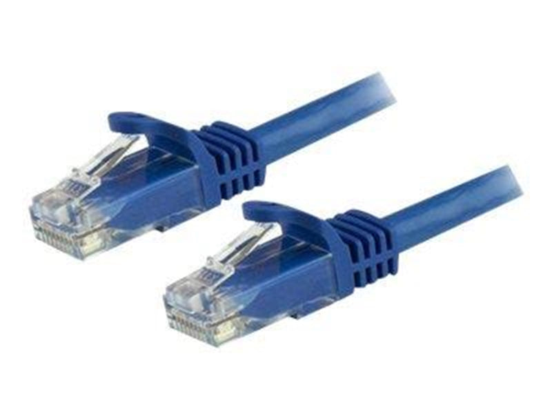 StarTech.com Gigabit Snagless RJ45 UTP Cat6 Patch Cable Cord - patch cable - 5 m - blue - Blau - 5m