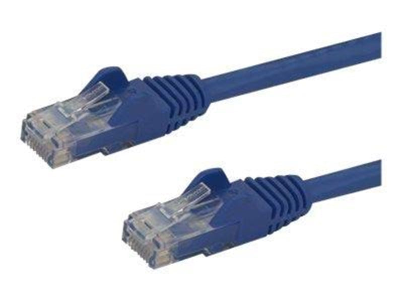 StarTech.com Gigabit Snagless RJ45 UTP Cat6 Patch Cable Cord - patch cable - 5 m - blue - Blau - 5m