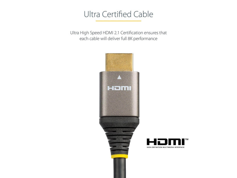 StarTech.com HDMI 2.1 Cable - Black - 1m