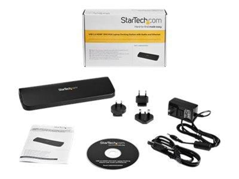 StarTech.com HDMI DVI VGA Dual Video USB 3 Universal Notebook Docking Station