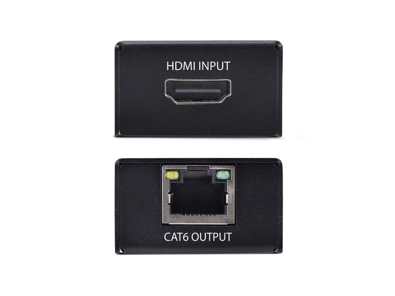 StarTech.com HDMI Extender Over CAT5e/6 Kit 4K 60Hz Up to 200ft (60m) - video/audio extender - HDMI