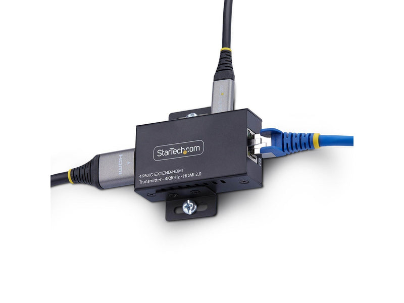 StarTech.com HDMI Extender Over CAT5e/6 Kit 4K 60Hz Up to 200ft (60m) - video/audio extender - HDMI