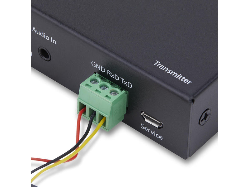StarTech.com HDMI KVM Extender Over IP Network 4K 60Hz Driverless HDMI and USB Over Ethernet/CAT6 AVoIP Transmitter and Receiver Kit Includes Mounting Kits