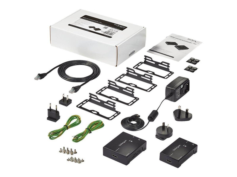 StarTech.com HDMI Over Single Cat5 / Cat6 Extender mit Strom Over Kabel