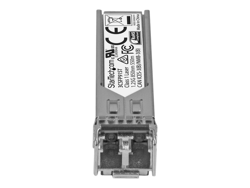 StarTech.com HP 3CSFP91 Compatible SFP Module - Lifetime Warranty - SFP (mini-GBIC) transceiver module - GigE