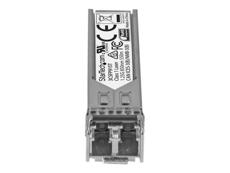 StarTech.com HP 3CSFP91 Compatible SFP Module - Lifetime Warranty - SFP (mini-GBIC) transceiver module - GigE