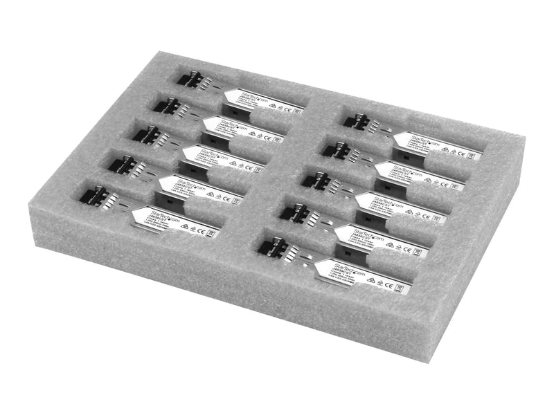 StarTech.com HP J4858C Compatible SFP Module - Lifetime Warranty - 10 Pack - SFP (mini-GBIC) transceiver module - GigE
