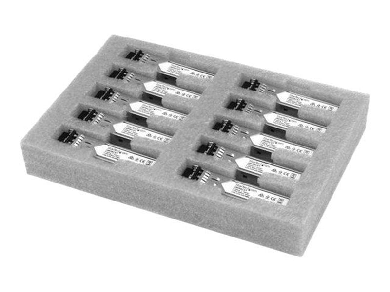 StarTech.com HP J4858C Compatible SFP Module - Lifetime Warranty - 10 Pack - SFP (mini-GBIC) transceiver module - GigE