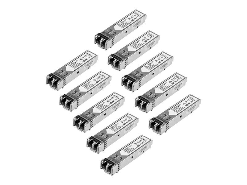 StarTech.com HP J4858C Compatible SFP Module - Lifetime Warranty - 10 Pack - SFP (mini-GBIC) transceiver module - GigE