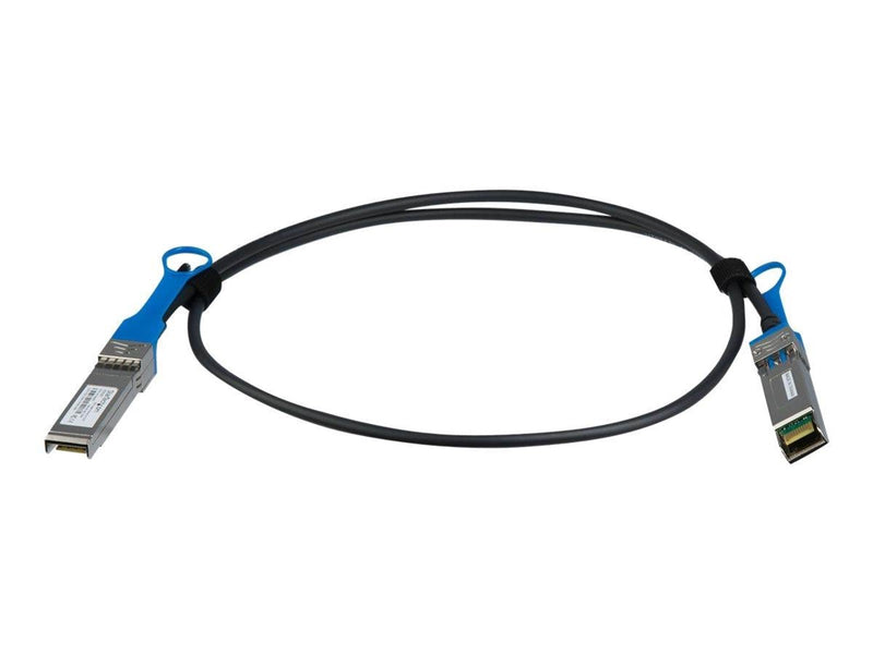 StarTech.com HP J9281B Compatible SFP+ DAC Twinax Cable - 1 m (3.3 ft.) - 10GBase direct attach cable - 1 m - black - Schwarz - 1m