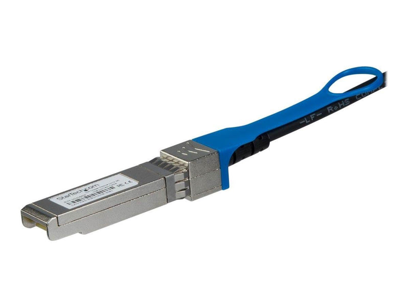 StarTech.com HP JD095C Compatible SFP+ DAC Twinax Cable - 0.65 m (2.1 ft.) - 10GBase direct attach cable - 65 cm - black - Schwarz - 0.6m