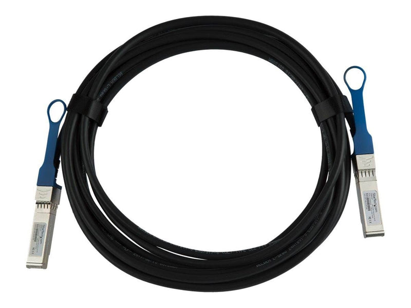 StarTech.com HP JG081C Compatible SFP+ DAC Twinax Cable - 5 m (16.4 ft.) - 10GBase direct attach cable - 5 m - black - Schwarz - 5m