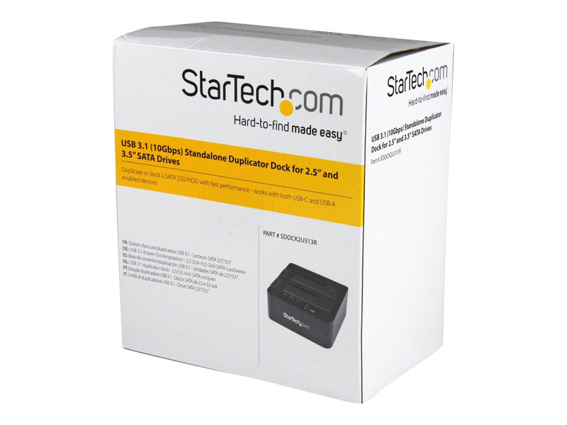 StarTech.com Hard Disk Drive Duplicator Dock USB 3.1 Gen2