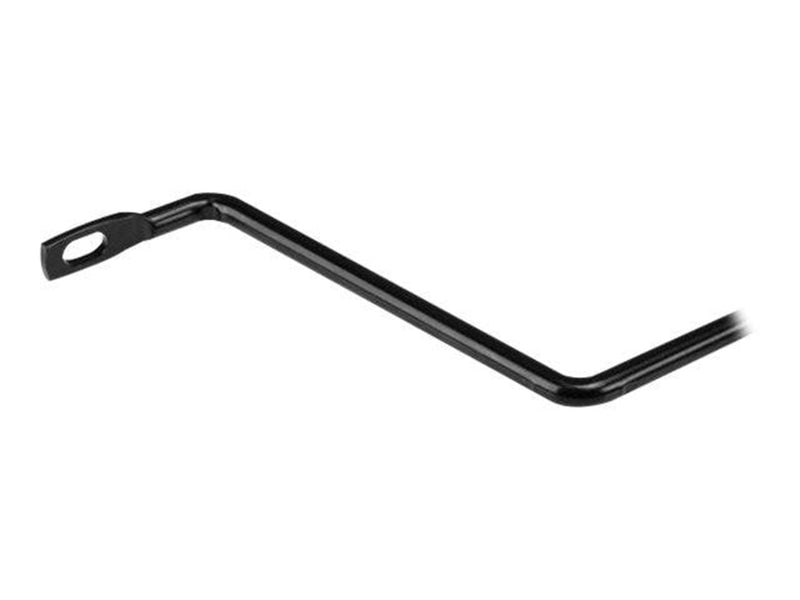 StarTech.com Horizontal Cable Lacing Bars with 4 in. Offset for Racks - rack cable management lacing bar - 1U