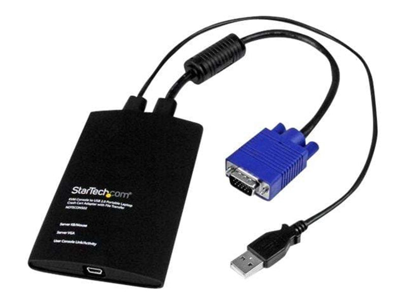 StarTech.com KVM Console zu Notebook USB 2.0 Portable Crash Cart Adapter mit File Transfer