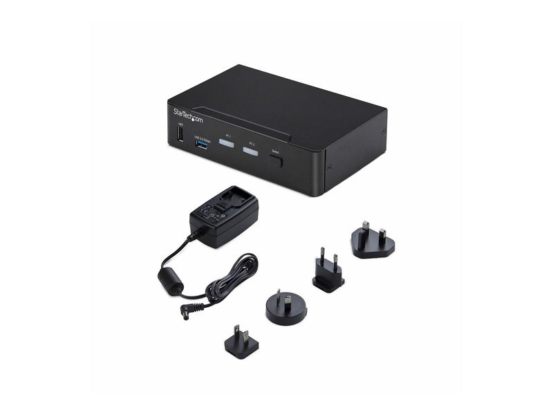 StarTech.com - KVM / audio / USB switch - 2 ports - TAA Compliant