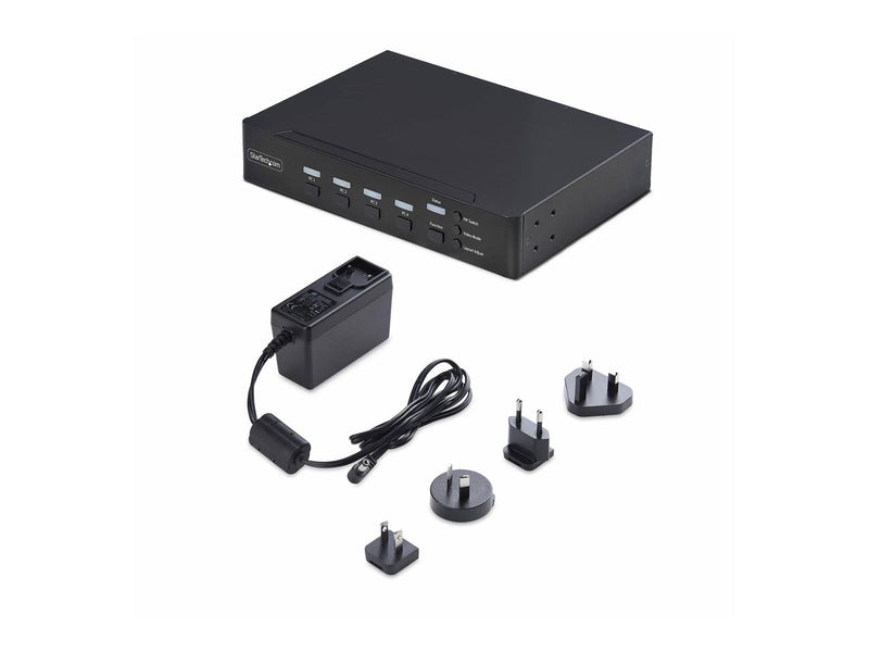 StarTech.com - KVM / audio / USB switch - 4 ports - TAA Compliant