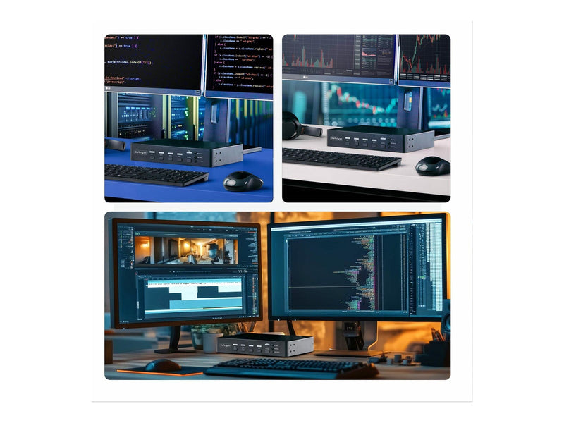 StarTech.com - KVM / audio / USB switch - 4 ports - TAA Compliant