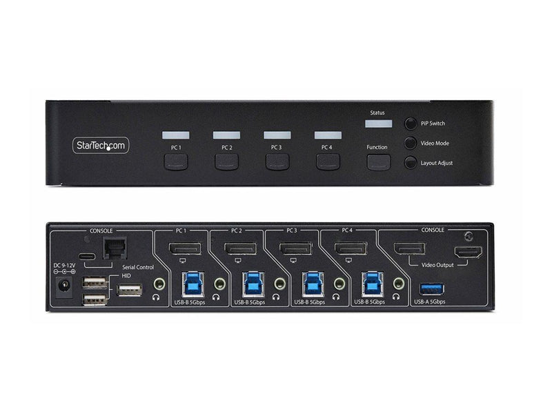 StarTech.com - KVM / audio / USB switch - 4 ports - TAA Compliant