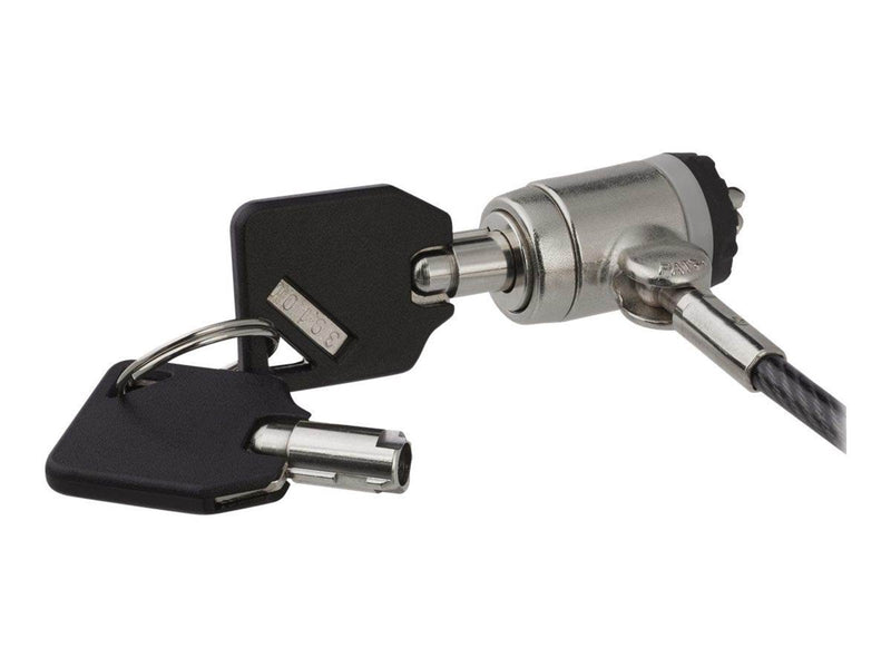 StarTech.com Keyed Cable Lock - Push-to-Lock Button - 2 m / 6.5' Cable - security cable lock