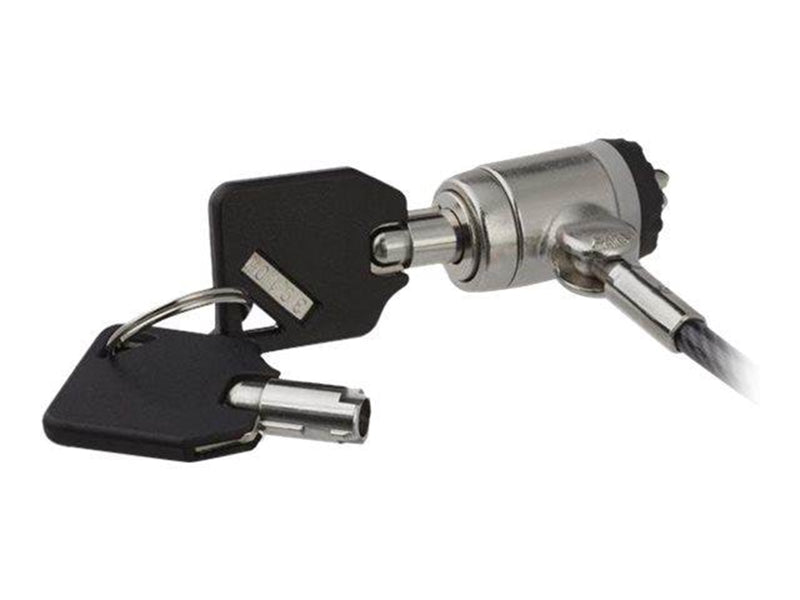 StarTech.com Keyed Cable Lock - Push-to-Lock Button - 2 m / 6.5' Cable - security cable lock