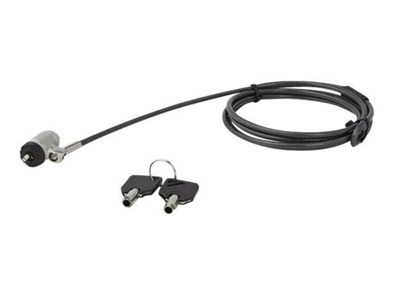 StarTech.com Keyed Cable Lock - Push-to-Lock Button - 2 m / 6.5' Cable - security cable lock