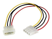 StarTech.com LP4 Power Extension Cable - M/F - power extension cable - 30.48 cm